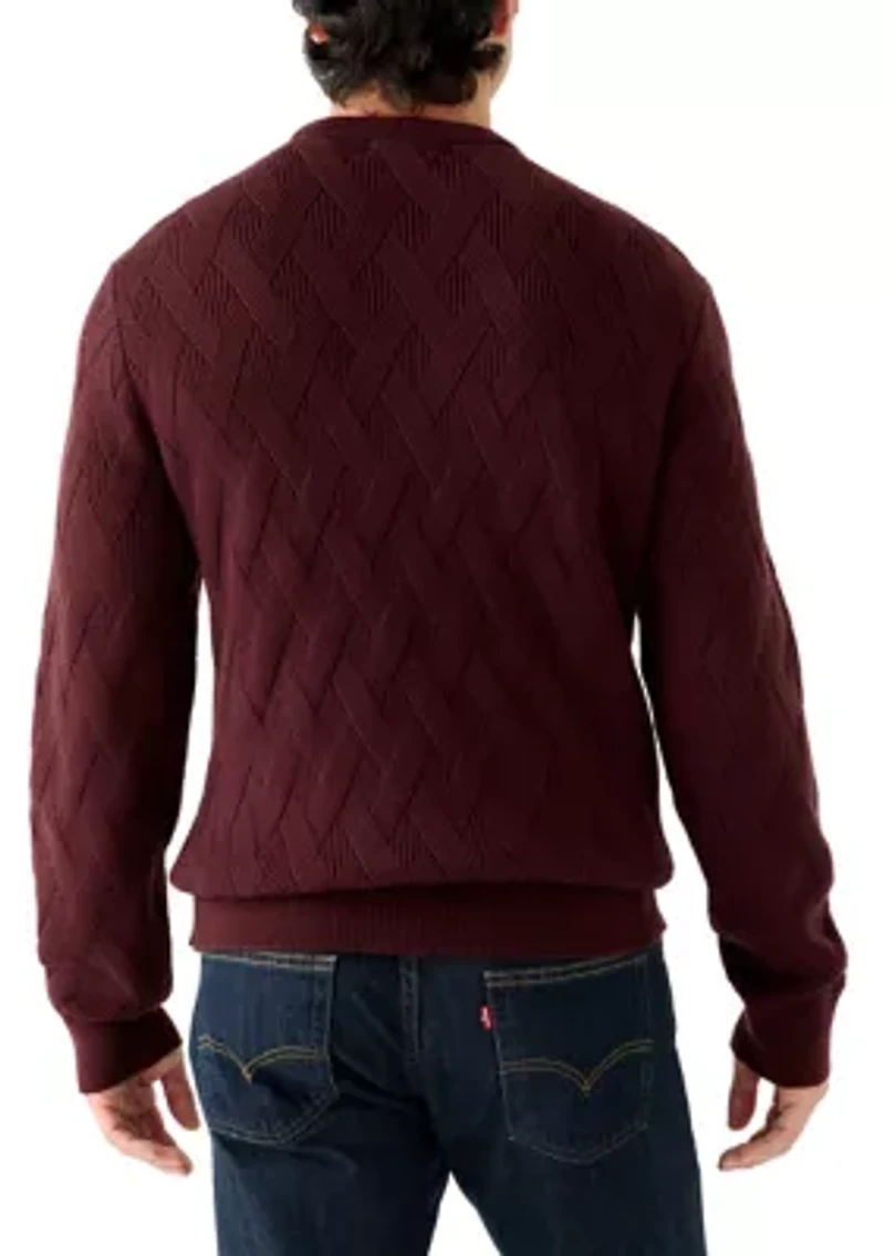 Basket Weave Stitch Sweater