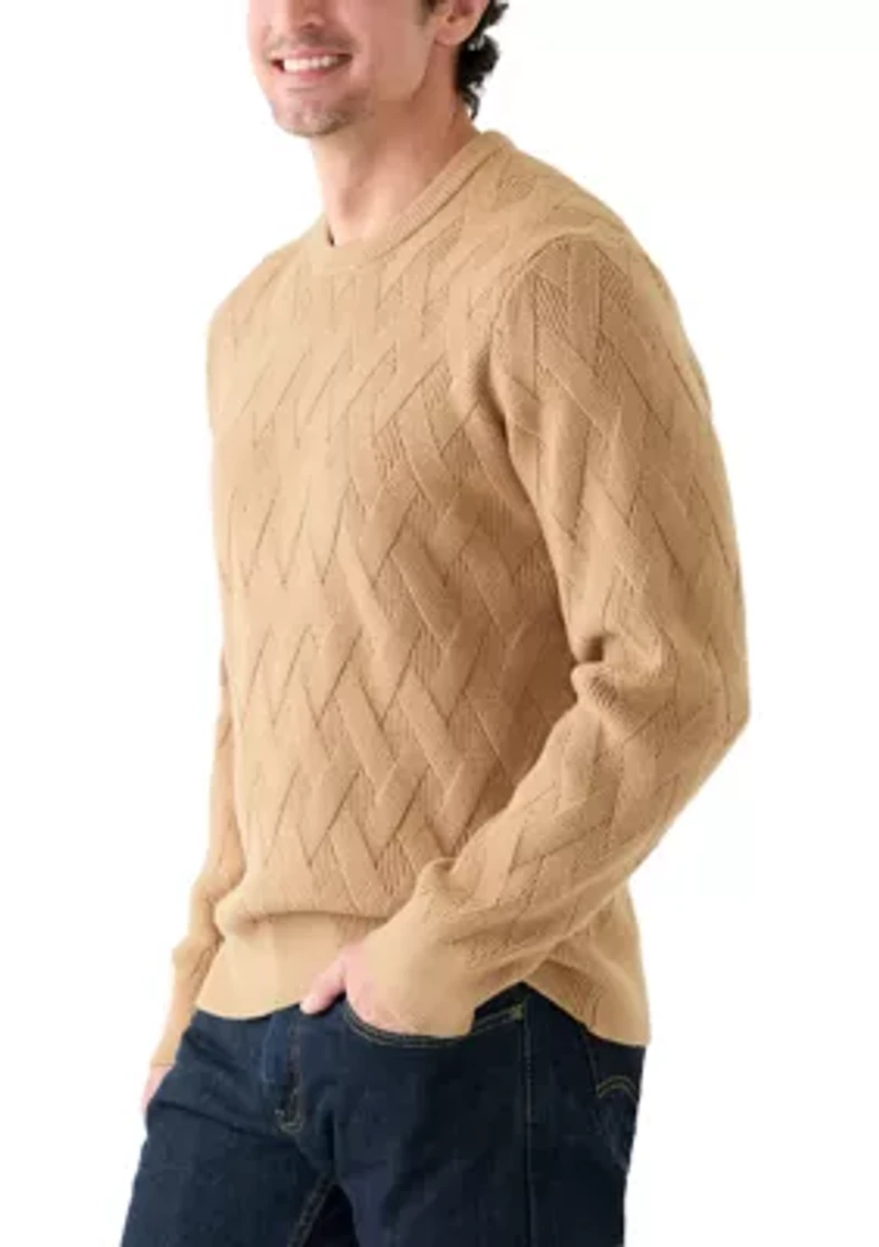 Basket Weave Stitch Sweater