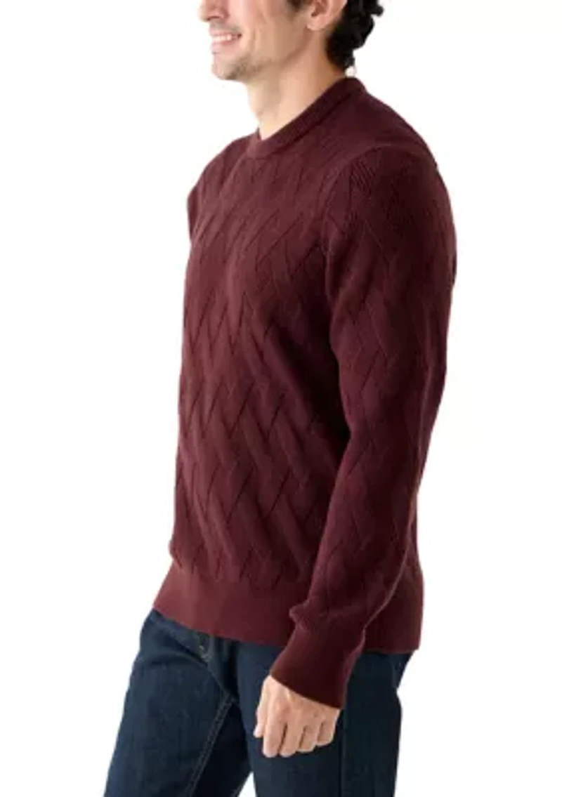 Basket Weave Stitch Sweater