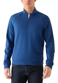 Men's Performance Textured Quarter Zip Sweatshirt