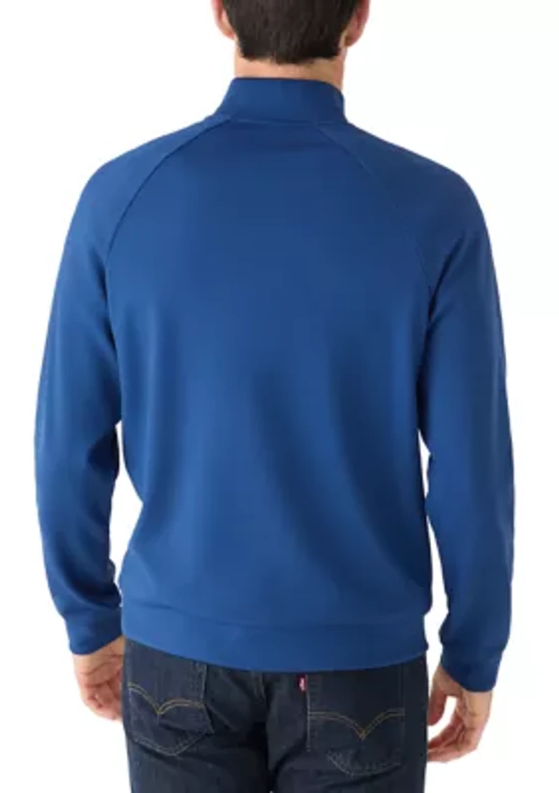 Men's Performance Textured Quarter Zip Sweatshirt