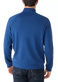 Men's Performance Textured Quarter Zip Sweatshirt