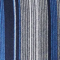 Men's Striped Button Front Camp Sweater Polo Shirt