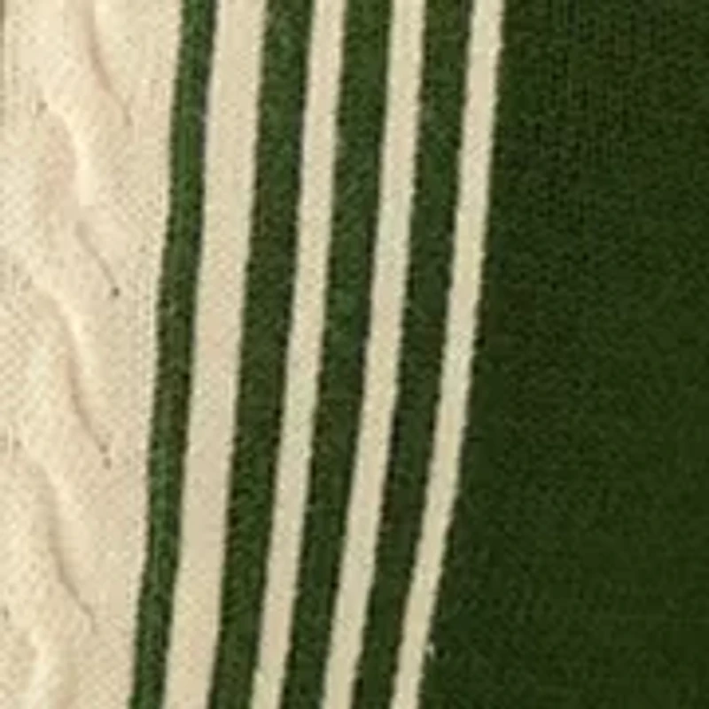 Men's Button Front Striped Sweater