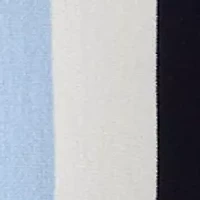 Men's Short Sleeve 3 Button Striped Polo Shirt