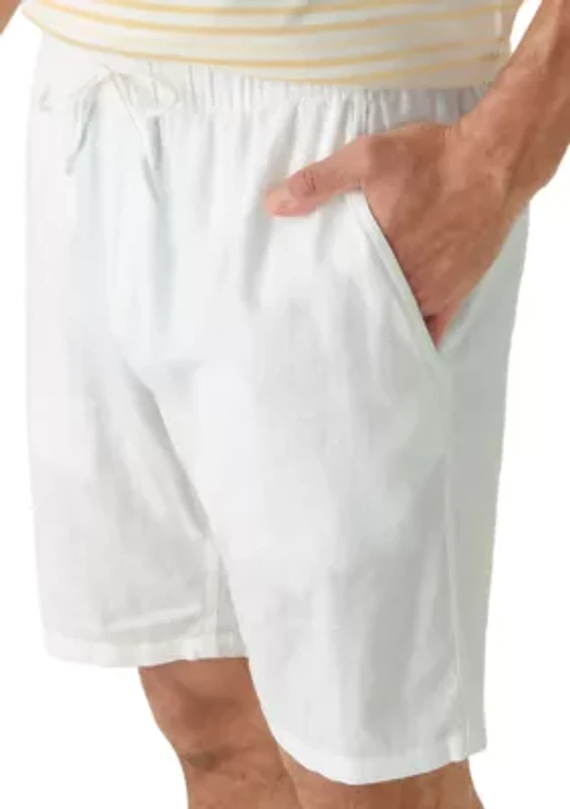 Men's Linen Drawstring Shorts