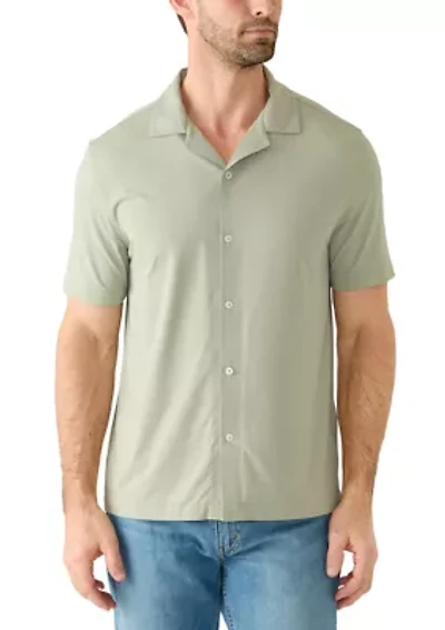 Men's Short Sleeve Stretch Knit Polo Shirt