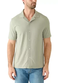 Men's Short Sleeve Stretch Knit Polo Shirt