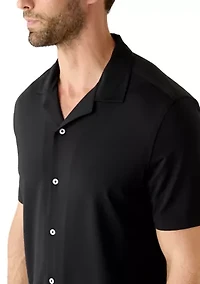 Men's Short Sleeve Stretch Knit Polo Shirt
