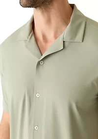 Men's Short Sleeve Stretch Knit Polo Shirt