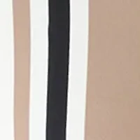 Men's Short Sleeve Stretch Knit Striped Shirt