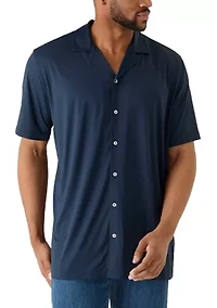 Men's Tall Stretch Knit Solid Shirt