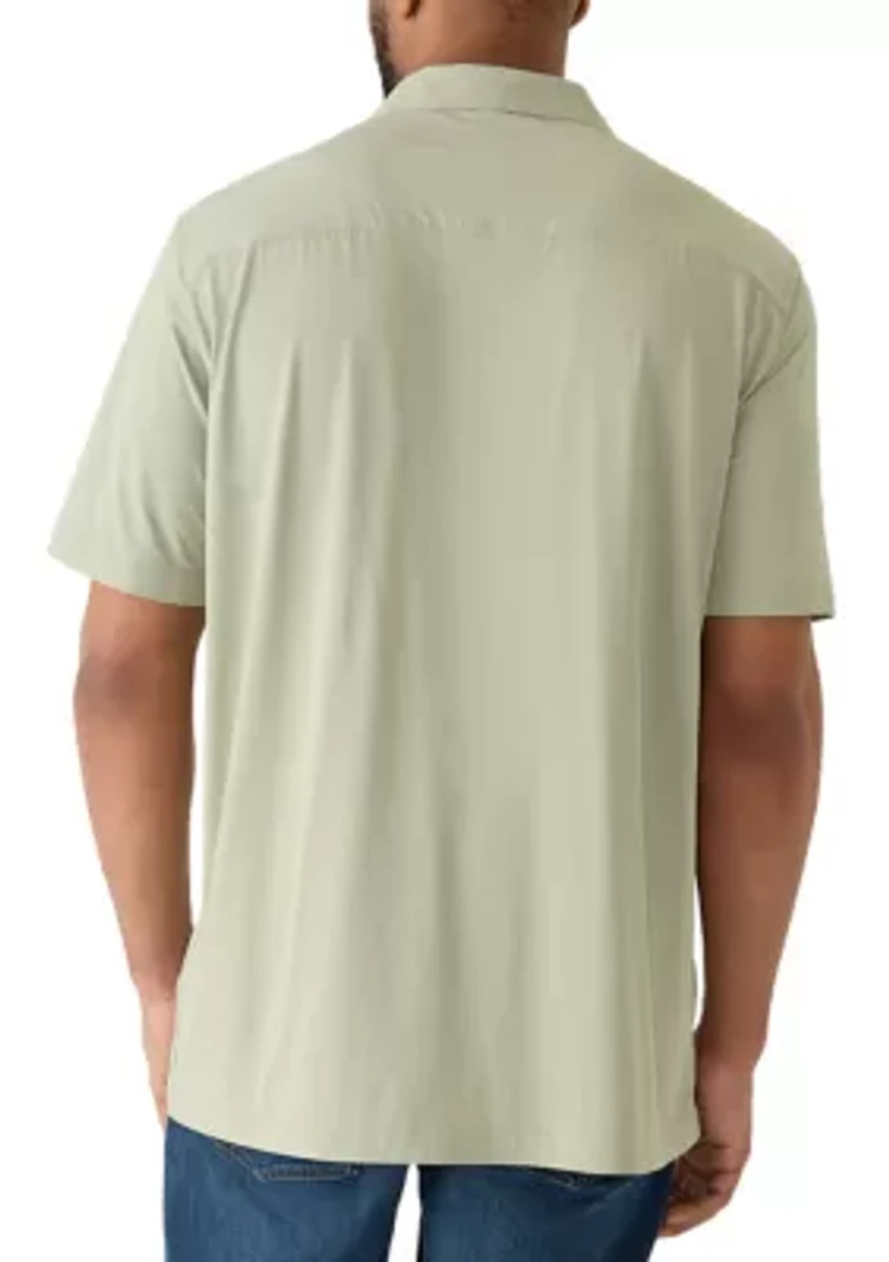 Men's Tall Stretch Knit Solid Shirt