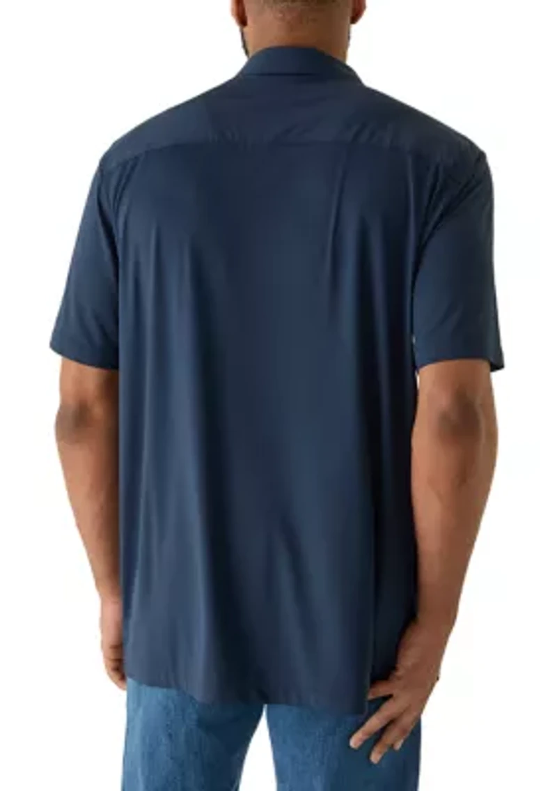 Men's Tall Stretch Knit Solid Shirt