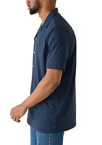 Men's Tall Stretch Knit Solid Shirt