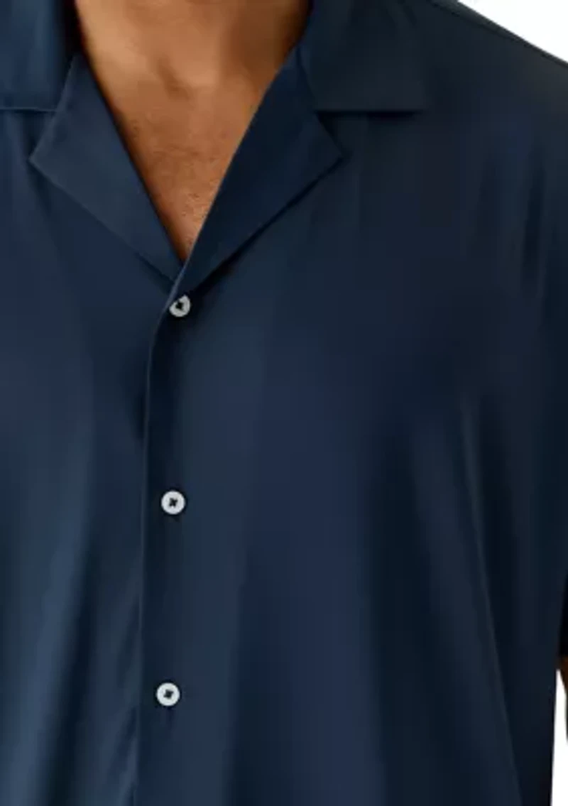 Men's Tall Stretch Knit Solid Shirt