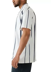 Men's Tall Stretch Knit Striped Shirt