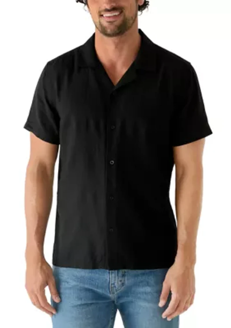Men's Solid Linen Shirt