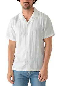 Men's Solid Linen Shirt