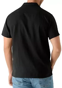 Men's Solid Linen Shirt
