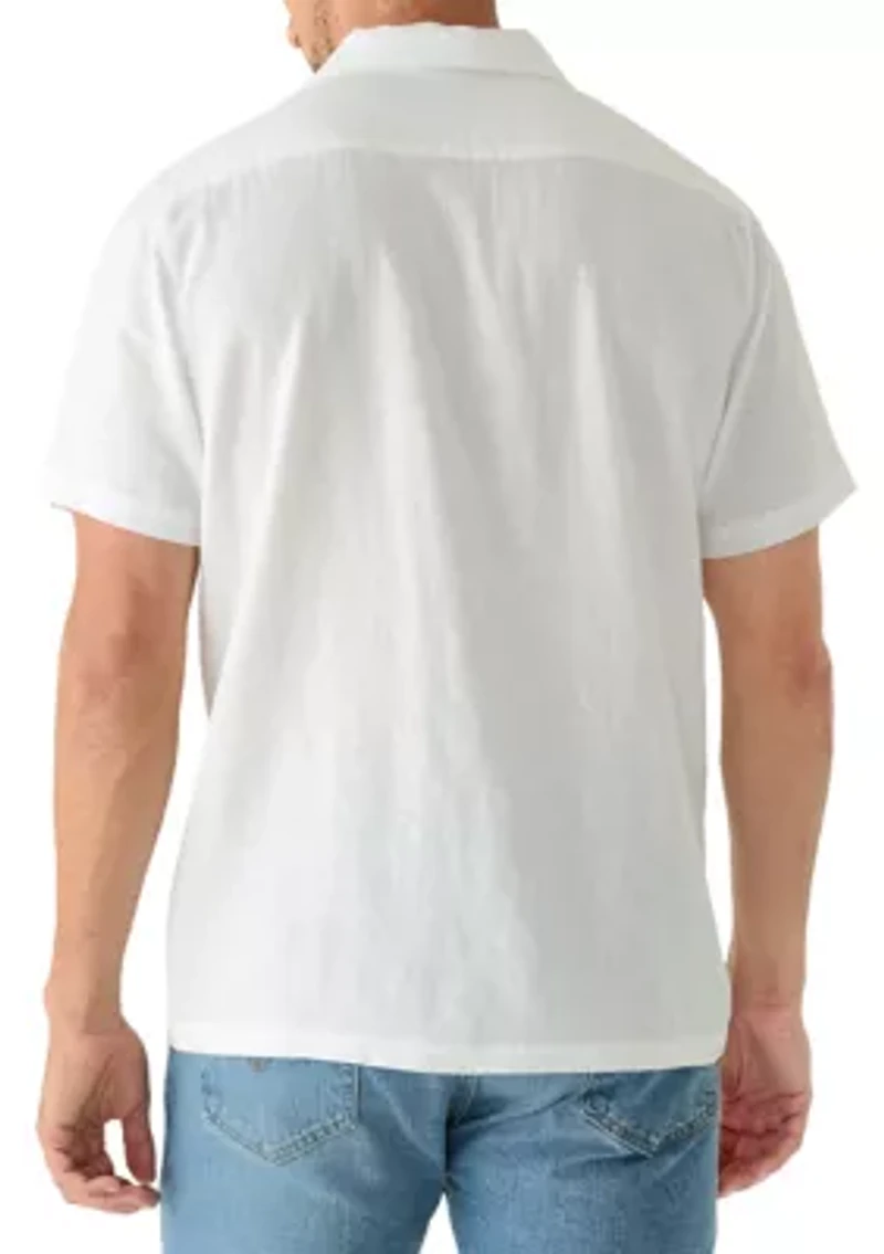 Men's Solid Linen Shirt