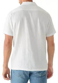 Men's Solid Linen Shirt
