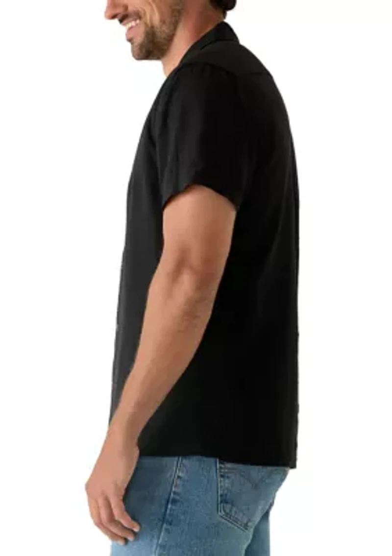 Men's Solid Linen Shirt