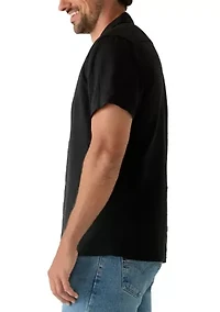Men's Solid Linen Shirt