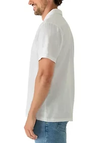 Men's Solid Linen Shirt