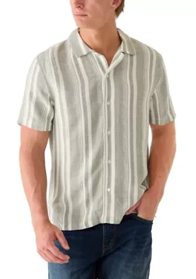 Men's Striped Button Down Shirt