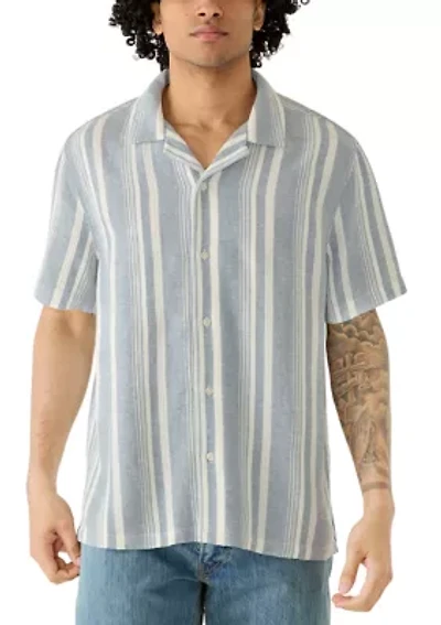 Men's Striped Button Down Shirt