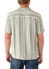 Men's Striped Button Down Shirt