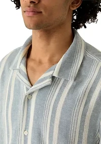 Men's Striped Button Down Shirt