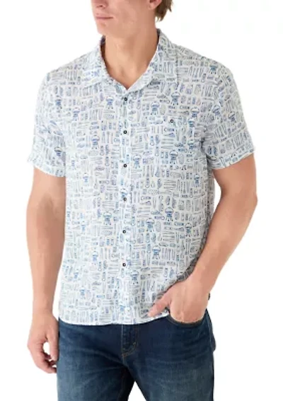 Men's BBQ Print Shirt