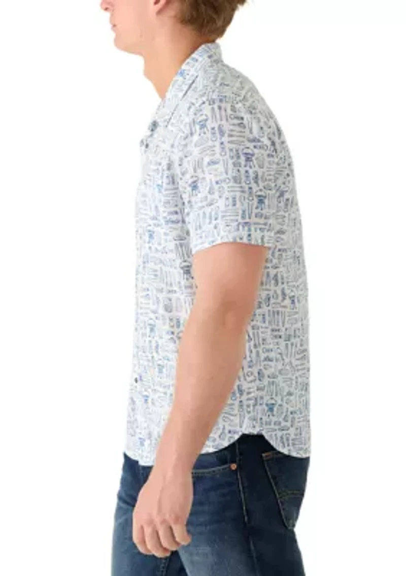 Men's BBQ Print Shirt