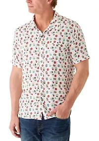 Men's Sardine Print Shirt
