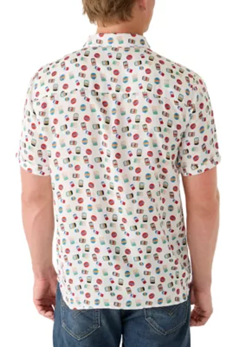 Men's Sardine Print Shirt
