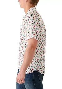 Men's Sardine Print Shirt