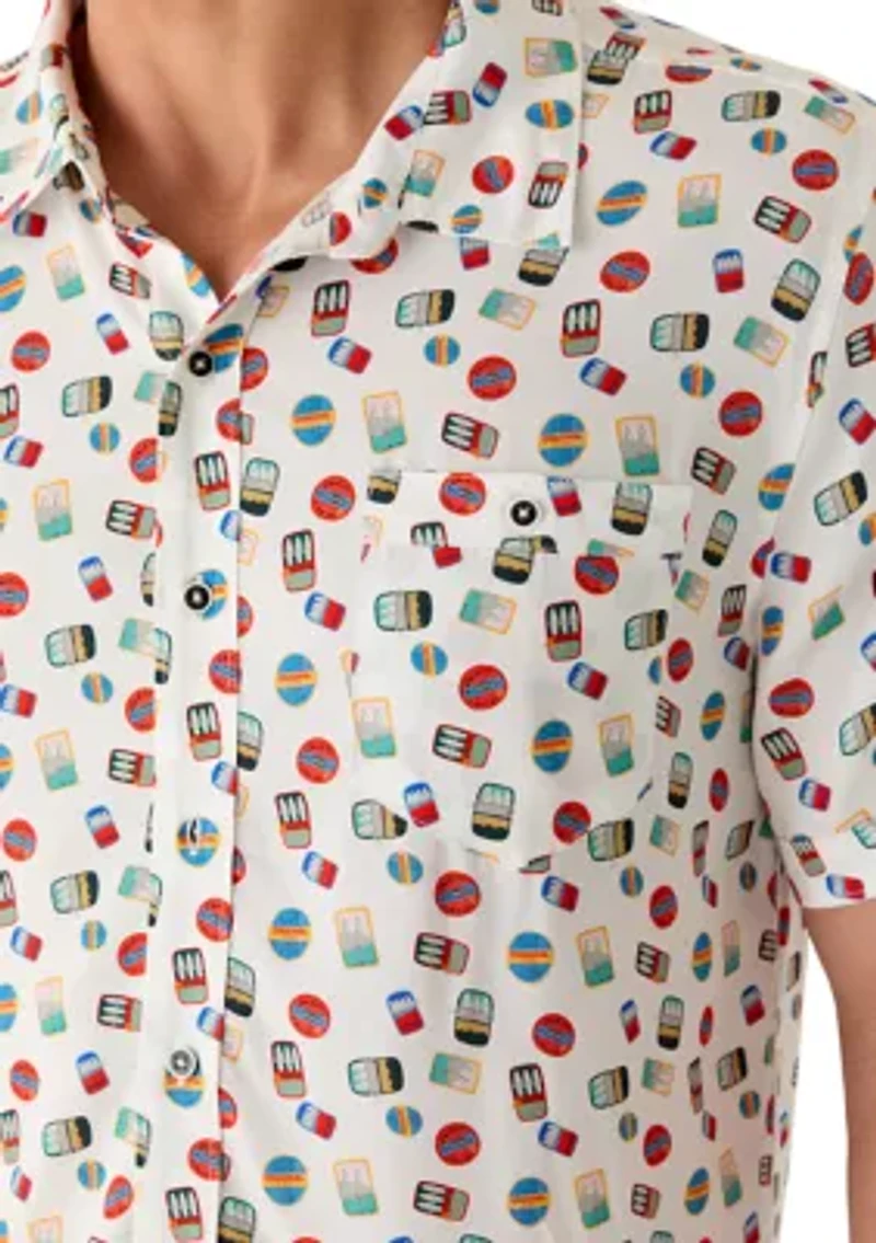 Men's Sardine Print Shirt