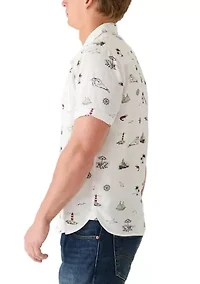Men's Coastal Print Shirt