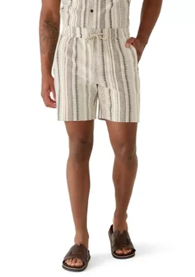 Men's Jacquard Striped Shorts
