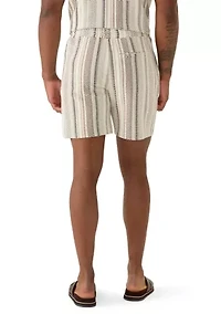 Men's Jacquard Striped Shorts