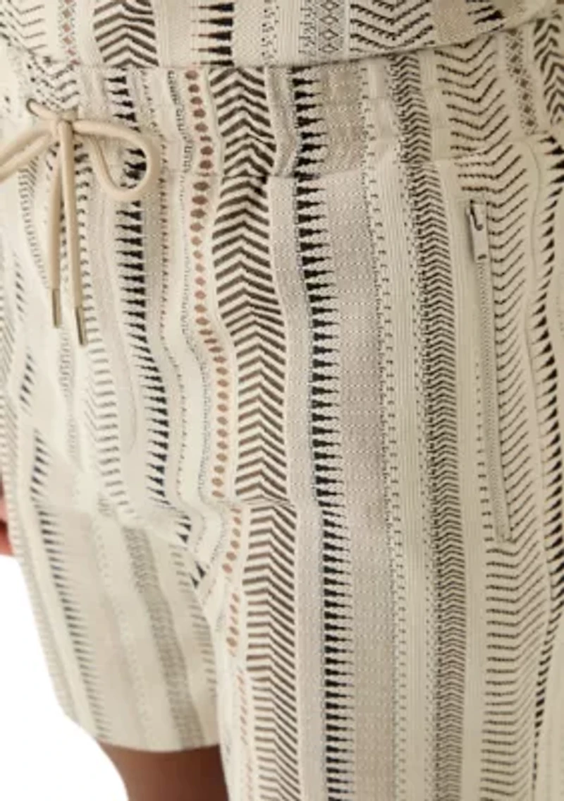 Men's Jacquard Striped Shorts