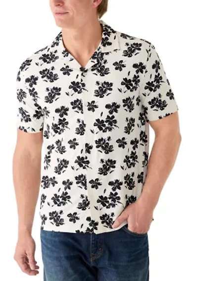 Men's Stretch Knit Print Shirt
