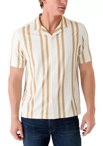 Men's Stretch Knit Striped Shirt