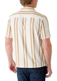 Men's Stretch Knit Striped Shirt