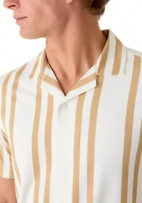 Men's Stretch Knit Striped Shirt