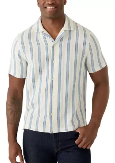 Men's Short Sleeve Striped Shirt