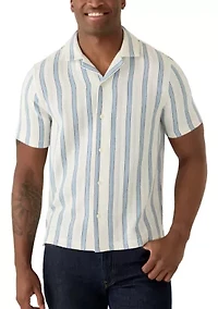 Men's Short Sleeve Striped Shirt