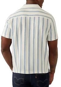 Men's Short Sleeve Striped Shirt